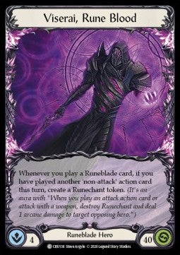 Viserai, Rune Blood (Normal) - Crucible of War - First (Common) [CRU-F-CRU138]
