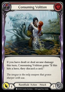 Consuming Volition (Red) (Normal) - Crucible of War - First (Common) [CRU-F-CRU148]