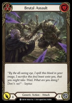 Brutal Assault (Blue) (Normal) - Crucible of War - First (Common) [CRU-F-CRU194]