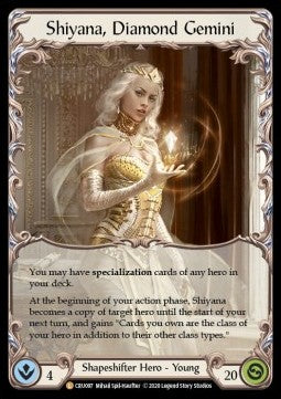 Shiyana, Diamond Gemini (Cold Foil) - Crucible of War - First (Legendary) [CRU-F-CRU097]