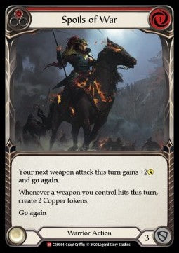 Spoils of War (Rainbow Foil) - Crucible of War - First (Majestic) [CRU-F-CRU084]