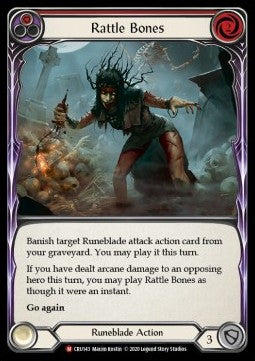 Rattle Bones (Rainbow Foil) - Crucible of War - First (Majestic) [CRU-F-CRU143]