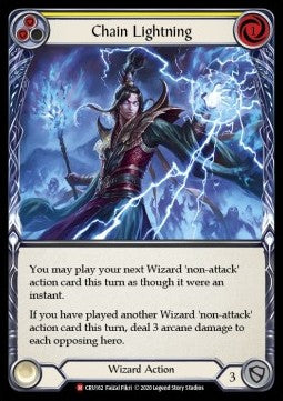 Chain Lightning (Rainbow Foil) - Crucible of War - First (Majestic) [CRU-F-CRU162]