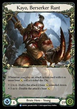 Kayo, Berserker Runt (Normal) - Crucible of War - First (Rare) [CRU-F-CRU002]