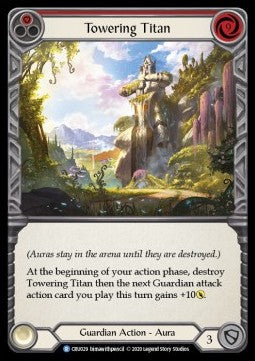 Towering Titan (Red) (Normal) - Crucible of War - First (Rare) [CRU-F-CRU029]