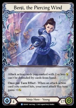 Benji, the Piercing Wind (Normal) - Crucible of War - First (Rare) [CRU-F-CRU047]