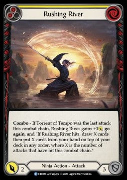 Rushing River (Yellow) (Normal) - Crucible of War - First (Rare) [CRU-F-CRU061]