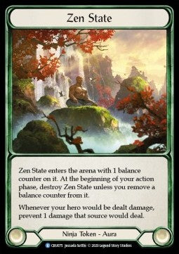 Zen State (Normal) - Crucible of War - First (Rare) [CRU-F-CRU075]