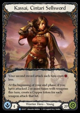 Kassai, Cintari Sellsword (Normal) - Crucible of War - First (Rare) [CRU-F-CRU077]