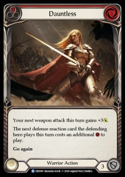 Dauntless (Red) (Normal) - Crucible of War - First (Rare) [CRU-F-CRU085]