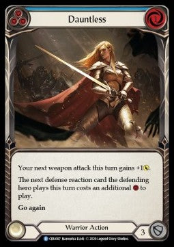 Dauntless (Blue) (Normal) - Crucible of War - First (Rare) [CRU-F-CRU087]