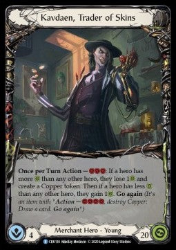 Kavdaen, Trader of Skins (Rainbow Foil) - Crucible of War - First (Rare) [CRU-F-CRU118]