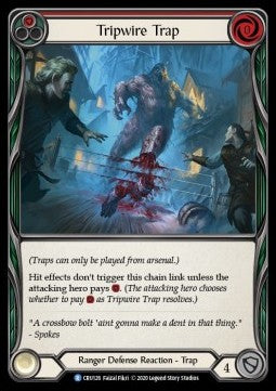 Tripwire Trap (Rainbow Foil) - Crucible of War - First (Rare) [CRU-F-CRU126]