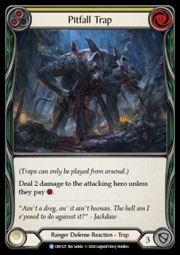 Pitfall Trap (Rainbow Foil) - Crucible of War - First (Rare) [CRU-F-CRU127]