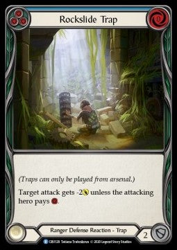 Rockslide Trap (Normal) - Crucible of War - First (Rare) [CRU-F-CRU128]