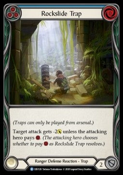 Rockslide Trap (Rainbow Foil) - Crucible of War - First (Rare) [CRU-F-CRU128]