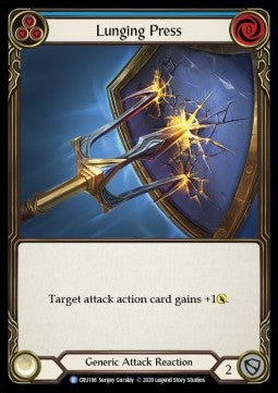 Lunging Press (Rainbow Foil) - Crucible of War - First (Rare) [CRU-F-CRU186]