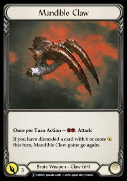 Mandible Claw (Normal) - Crucible of War - Unlimited (Rare) [CRU-U-CRU005]