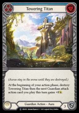 Towering Titan (Blue) (Normal) - Crucible of War - Unlimited (Rare) [CRU-U-CRU031]