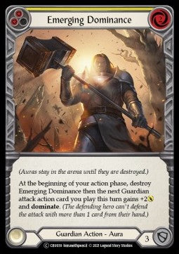 Emerging Dominance (Yellow) (Normal) - Crucible of War - Unlimited (Common) [CRU-U-CRU039]