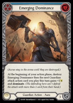 Emerging Dominance (Blue) (Rainbow Foil) - Crucible of War - Unlimited (Common) [CRU-U-CRU040]