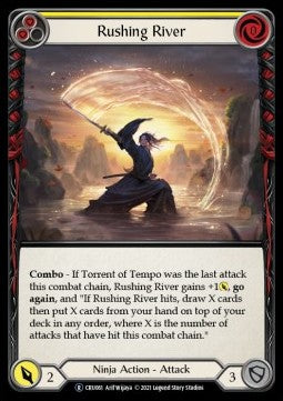 Rushing River (Yellow) (Normal) - Crucible of War - Unlimited (Rare) [CRU-U-CRU061]
