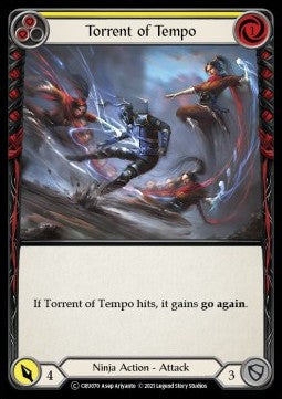 Torrent of Tempo (Yellow) (Normal) - Crucible of War - Unlimited (Common) [CRU-U-CRU070]