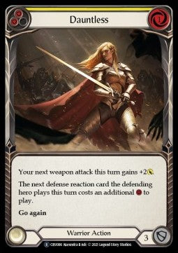 Dauntless (Yellow) (Rainbow Foil) - Crucible of War - Unlimited (Rare) [CRU-U-CRU086]