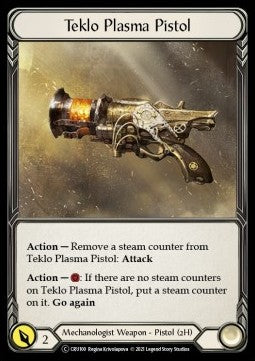 Teklo Plasma Pistol (Rainbow Foil) - Crucible of War - Unlimited (Common) [CRU-U-CRU100]