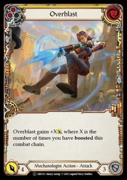Overblast (Yellow) (Normal) - Crucible of War - Unlimited (Common) [CRU-U-CRU113]