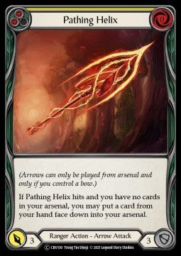 Pathing Helix (Yellow) (Normal) - Crucible of War - Unlimited (Common) [CRU-U-CRU130]