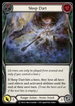Sleep Dart (Red) (Normal) - Crucible of War - Unlimited (Common) [CRU-U-CRU132]