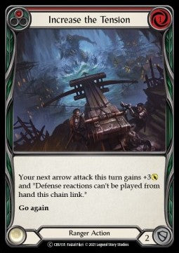 Increase the Tension (Red) (Rainbow Foil) - Crucible of War - Unlimited (Common) [CRU-U-CRU135]