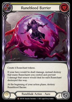 Runeblood Barrier (Rainbow Foil) - Crucible of War - Unlimited (Majestic) [CRU-U-CRU144]