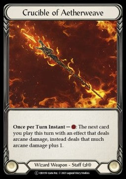 Crucible of Aetherweave (Rainbow Foil) - Crucible of War - Unlimited (Common) [CRU-U-CRU159]