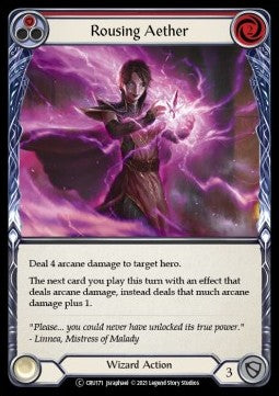 Rousing Aether (Red) (Normal) - Crucible of War - Unlimited (Common) [CRU-U-CRU171]
