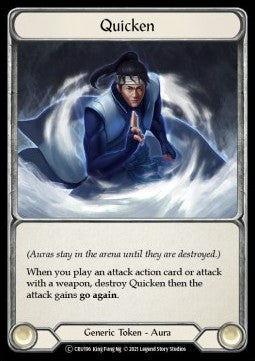 Quicken (Rainbow Foil) - Crucible of War - Unlimited (Common) [CRU-U-CRU196]