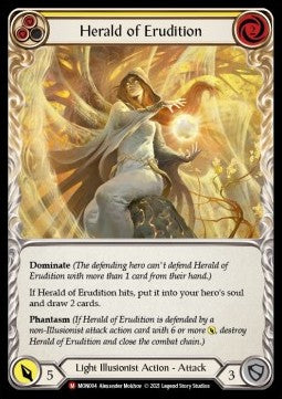 Herald of Erudition (Extended Art Rainbow Foil) - Monarch - First (Majestic) [MON-F-MON004]