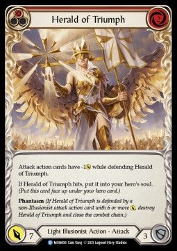 Herald of Triumph (Red) (Normal) - Monarch - First (Rare) [MON-F-MON008]