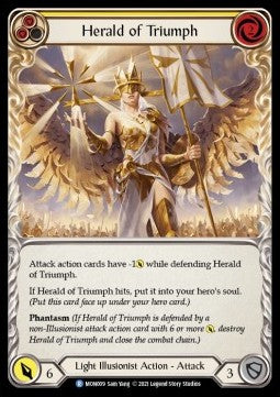Herald of Triumph (Yellow) (Normal) - Monarch - First (Rare) [MON-F-MON009]