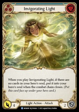 Invigorating Light (Blue) (Normal) - Monarch - First (Rare) [MON-F-MON068]