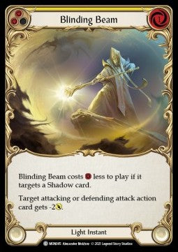 Blinding Beam (Yellow) (Rainbow Foil) - Monarch - First (Common) [MON-F-MON085]