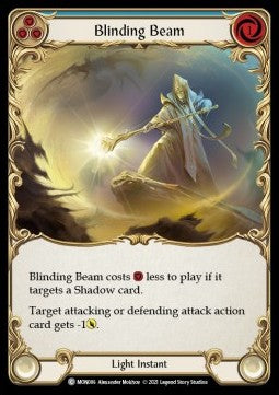 Blinding Beam (Blue) (Rainbow Foil) - Monarch - First (Common) [MON-F-MON086]