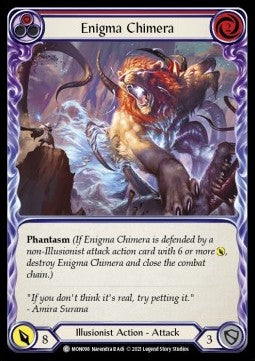 Enigma Chimera (Red) (Rainbow Foil) - Monarch - First (Common) [MON-F-MON098]