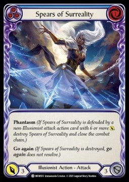 Spears of Surreality (Blue) (Normal) - Monarch - First (Common) [MON-F-MON103]