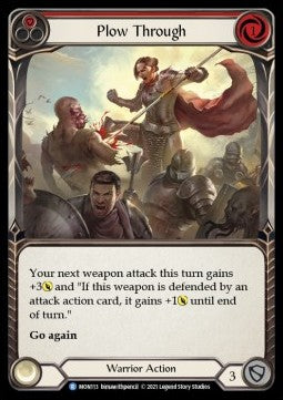 Plow Through (Red) (Normal) - Monarch - First (Rare) [MON-F-MON113]