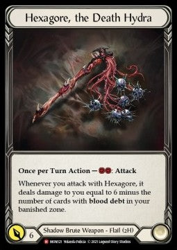 Hexagore, the Death Hydra (Normal) - Monarch - First (Majestic) [MON-F-MON121]