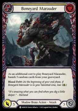 Boneyard Marauder (Yellow) (Normal) - Monarch - First (Common) [MON-F-MON136]
