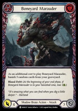 Boneyard Marauder (Blue) (Normal) - Monarch - First (Common) [MON-F-MON137]