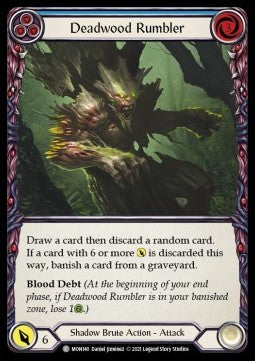 Deadwood Rumbler (Blue) (Normal) - Monarch - First (Common) [MON-F-MON140]